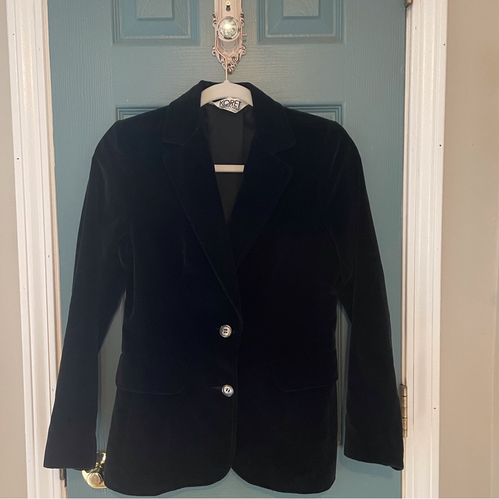 Vintage Koret of California Black Blazer
